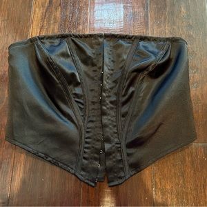 Black corset top
